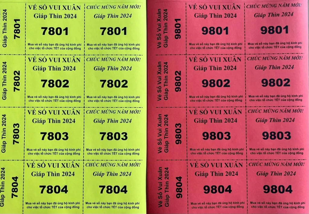 TRAO GIẢI SỔ XỐ TẾT CỘNG ĐỒNG GIÁP THÌN 2024