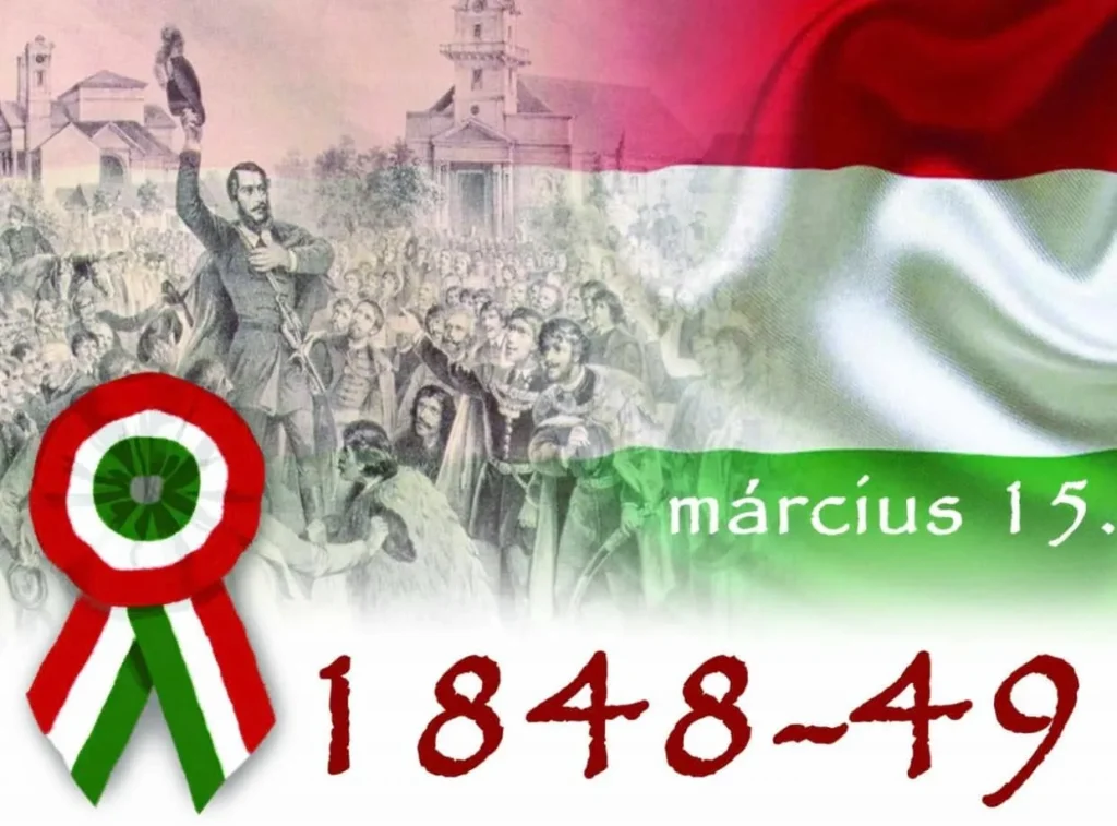 Đại lễ 15-3 của Hungary, kỷ niệm cách mạng 1848-1849.
