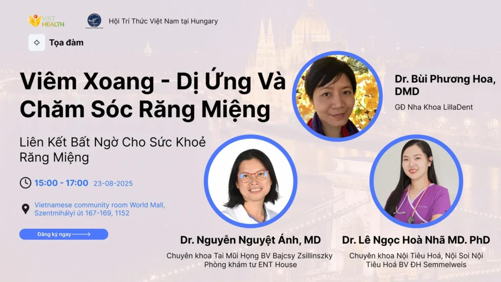 THÔNG BÁO từ Hội trí thức Việt tại Hungary.